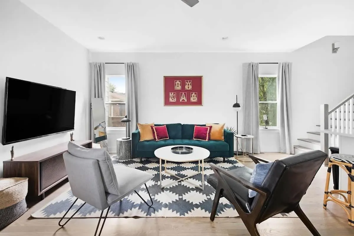 بيت للعطل فيلا Chic Oasis 5 Mins To Broadway 8 Beds B-Nashy ناشفيل